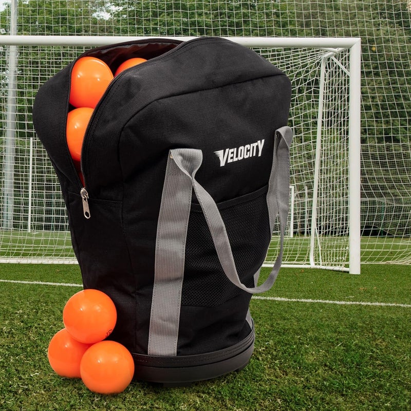 Velocity Heavy Duty Multipurpose Ball Bag with Durable Bottom - Holds up to 60-72 Balls - Ideal for Lacrosse, Baseball, Pickleball, Tennis & More - Image 4